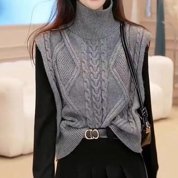 雙面穿針織馬甲